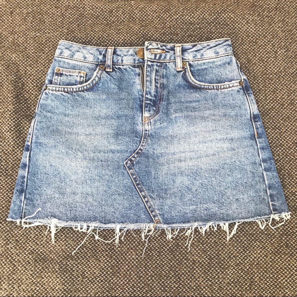 Denim Mini Skirt